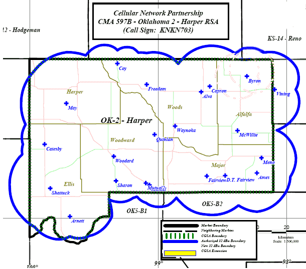 Pioneer Wireless Coverage, OK2