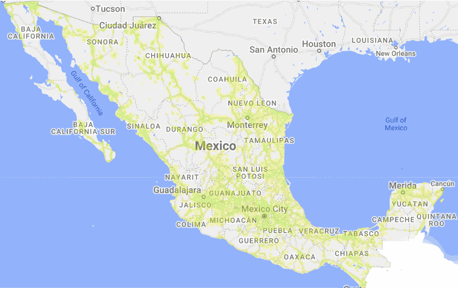 Telcel Coverage